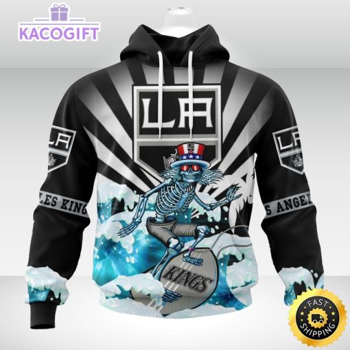 nhl los angeles kings hoodie specialized kits for the grateful dead 3d unisex hoodie