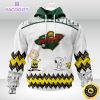 nhl minnesota wild 3d unisex hoodie special snoopy design unisex hoodie