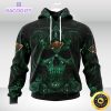 nhl minnesota wild hoodie special design with skull art 3d unisex hoodie 2
