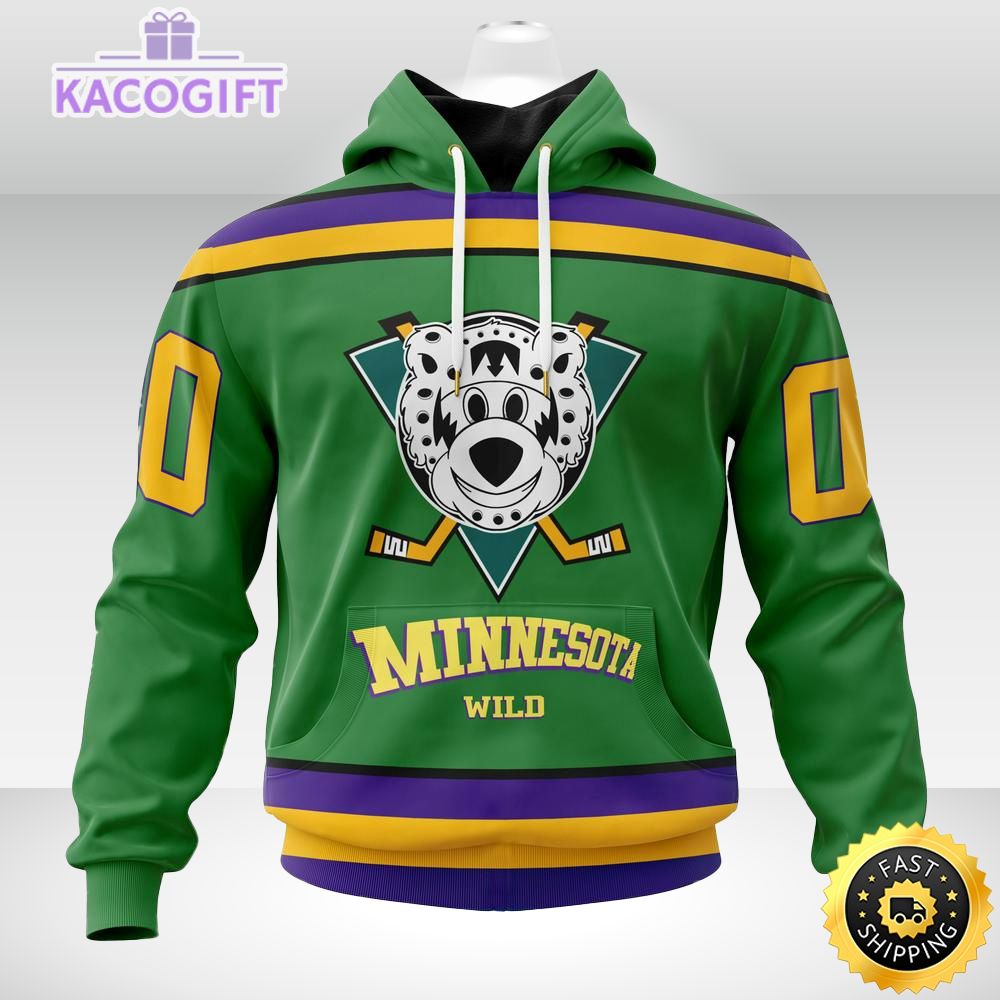 The Ultimate Minnesota Wild + The Mighty Ducks 3D Unisex Hoodie Experience