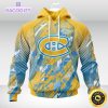 nhl montreal canadiens 3d hoodie mighty warrior fearless against childhood cancers