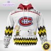 nhl montreal canadiens 3d unisex hoodie special snoopy design unisex hoodie 1