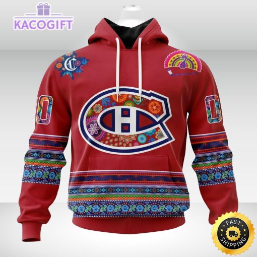 nhl montreal canadiens hoodie jersey hockey for all diwali festival 3d unisex hoodie 1