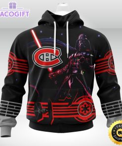 nhl montreal canadiens hoodie specialized darth vader version jersey 3d unisex hoodie 2