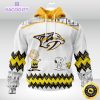 nhl nashville predators 3d unisex hoodie special snoopy design unisex hoodie 1