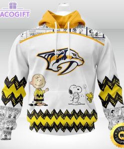 nhl nashville predators 3d unisex hoodie special snoopy design unisex hoodie 1