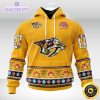 nhl nashville predators hoodie jersey hockey for all diwali festival 3d unisex hoodie 1