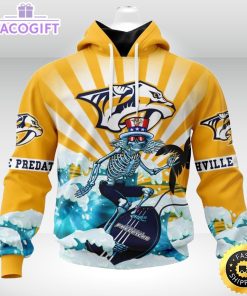 nhl nashville predators hoodie specialized kits for the grateful dead 3d unisex hoodie