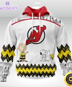 nhl new jersey devils 3d unisex hoodie special snoopy design unisex hoodie 1