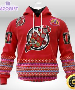 nhl new jersey devils hoodie jersey hockey for all diwali festival 3d unisex hoodie 1