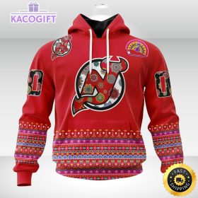 nhl new jersey devils hoodie jersey hockey for all diwali festival 3d unisex hoodie 2