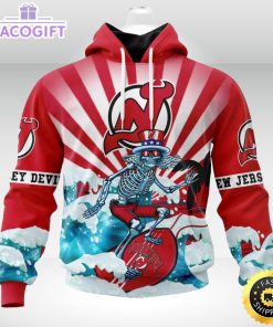 nhl new jersey devils hoodie specialized kits for the grateful dead 3d unisex hoodie