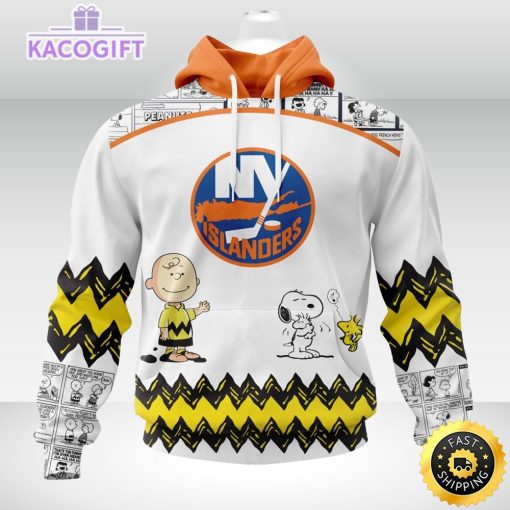 nhl new york islanders 3d unisex hoodie special snoopy design unisex hoodie 2