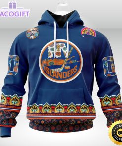 nhl new york islanders hoodie jersey hockey for all diwali festival 3d unisex hoodie 1