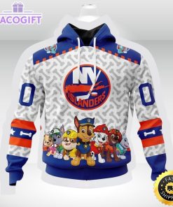 nhl new york islanders special paw patrol 3d unisex hoodie unisex hoodie 2