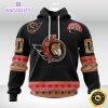 nhl ottawa senators hoodie jersey hockey for all diwali festival 3d unisex hoodie 2