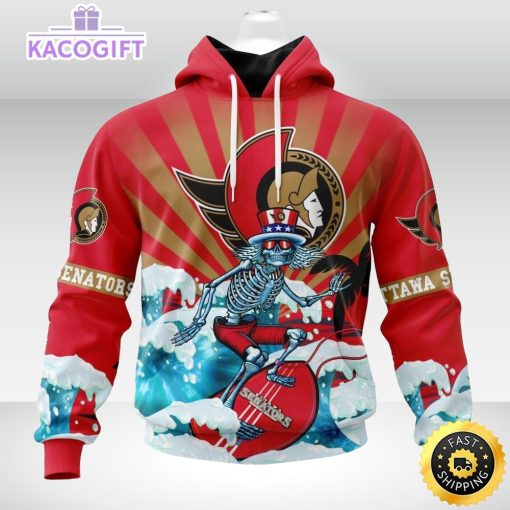 nhl ottawa senators hoodie specialized kits for the grateful dead 3d unisex hoodie