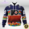 nhl philadelphia flyers 3d unisex hoodie autism awareness design unisex hoodie 1