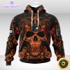 nhl philadelphia flyers hoodie special design with skull art 3d unisex hoodie 1