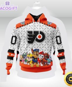 nhl philadelphia flyers special paw patrol 3d unisex hoodie unisex hoodie 2