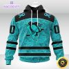 nhl pittsburgh penguins 3d unisex hoodie special design fight ovarian cancer 2