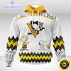 nhl pittsburgh penguins 3d unisex hoodie special snoopy design unisex hoodie 1