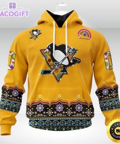 nhl pittsburgh penguins hoodie jersey hockey for all diwali festival 3d unisex hoodie 1