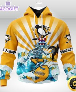 nhl pittsburgh penguins hoodie specialized kits for the grateful dead 3d unisex hoodie