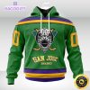 nhl san jose sharks hoodie specialized design x the mighty ducks 3d unisex hoodie 1
