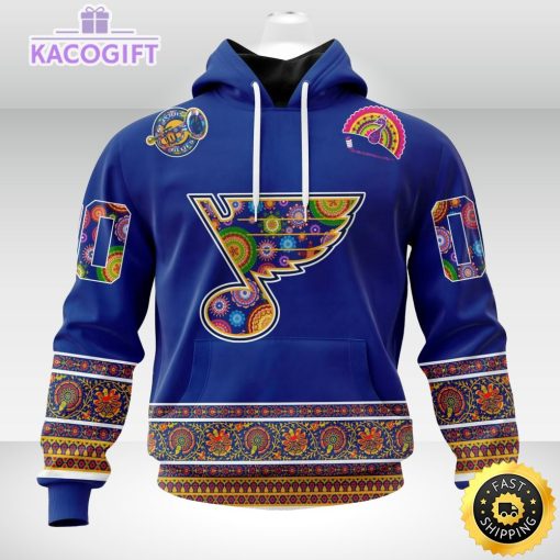 nhl st louis blues hoodie jersey hockey for all diwali festival 3d unisex hoodie 2