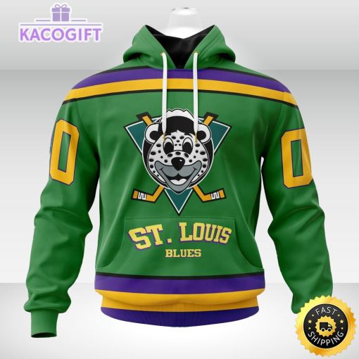 nhl st louis blues hoodie specialized design x the mighty ducks 3d unisex hoodie 1