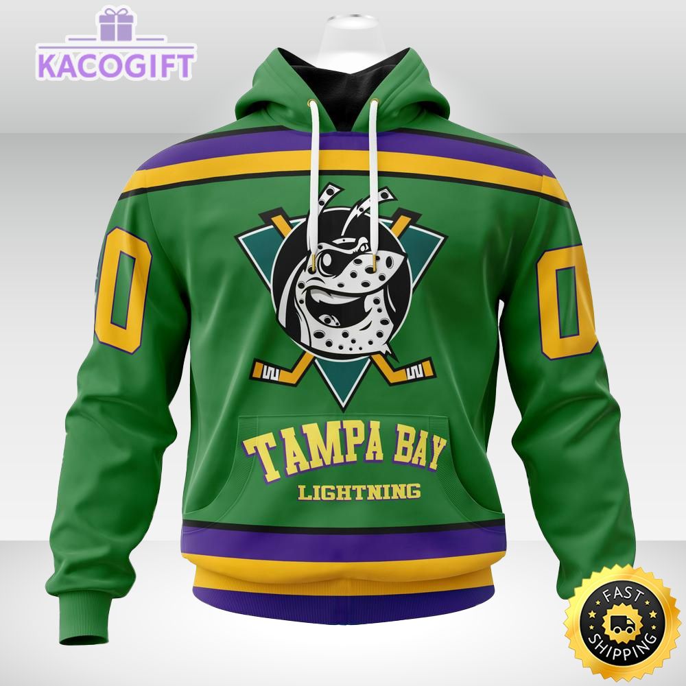 The Go-To NHL Unisex Hoodie: Tampa Bay Lightning and The Mighty Ducks 3D Specialized Design