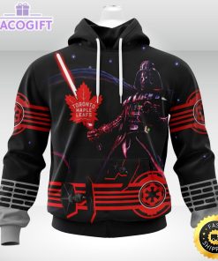nhl toronto maple leafs hoodie specialized darth vader version jersey 3d unisex hoodie 1
