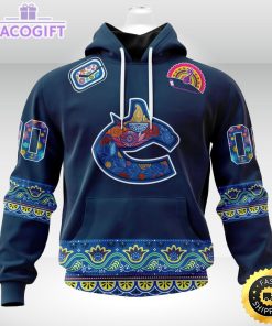 nhl vancouver canucks hoodie jersey hockey for all diwali festival 3d unisex hoodie 1