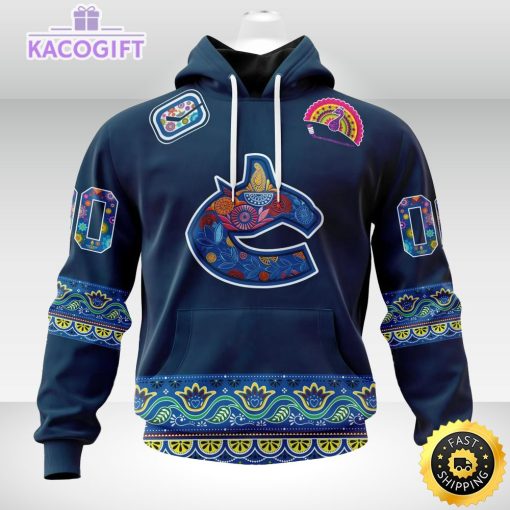 nhl vancouver canucks hoodie jersey hockey for all diwali festival 3d unisex hoodie 1