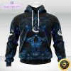 nhl vancouver canucks hoodie special design with skull art 3d unisex hoodie