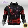 nhl vegas golden knights hoodie specialized darth vader version jersey 3d unisex hoodie 1