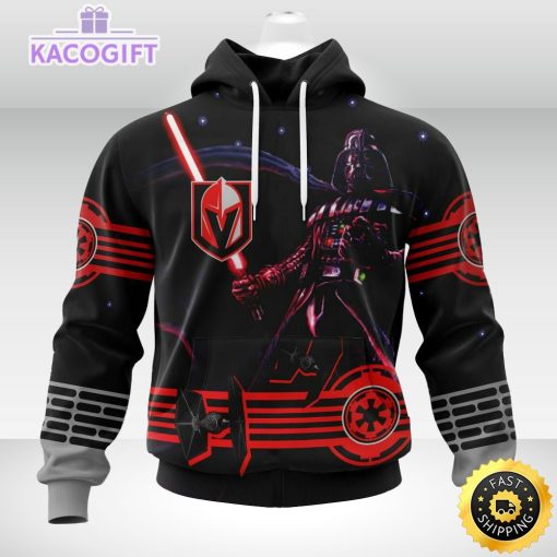 nhl vegas golden knights hoodie specialized darth vader version jersey 3d unisex hoodie 1