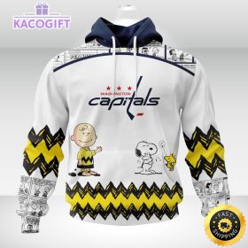 nhl washington capitals 3d unisex hoodie special snoopy design unisex hoodie