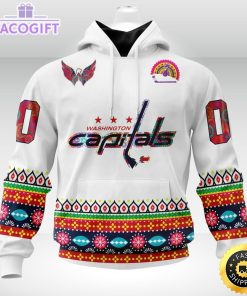 nhl washington capitals hoodie jersey hockey for all diwali festival 3d unisex hoodie 1