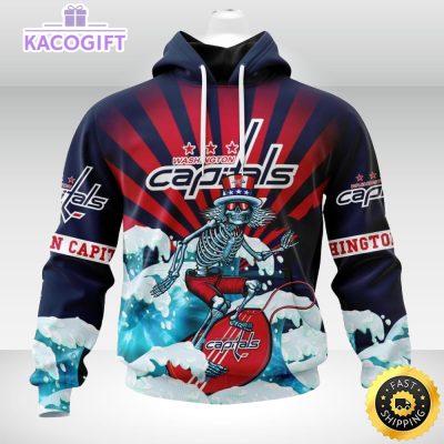 nhl washington capitals hoodie specialized kits for the grateful dead 3d unisex hoodie