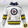 nhl winnipeg jets 3d unisex hoodie special snoopy design unisex hoodie