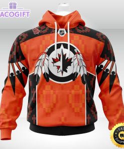 nhl winnipeg jets hoodie specialized design child lives matter 2023 3d unisex hoodie 2