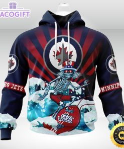 nhl winnipeg jets hoodie specialized kits for the grateful dead 3d unisex hoodie