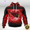 personalized nfl arizona cardinals hoodie specialized halloween concepts kits 3d unisex hoodie