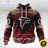 personalized nfl atlanta falcons hoodie special native costume design 3d unisex hoodie