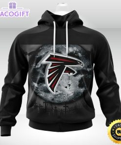 personalized nfl atlanta falcons hoodie specialized halloween concepts kits 3d unisex hoodie