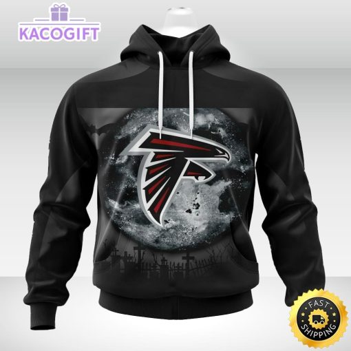 personalized nfl atlanta falcons hoodie specialized halloween concepts kits 3d unisex hoodie