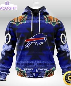 personalized nfl buffalo bills hoodie special native costume design 3d unisex hoodie