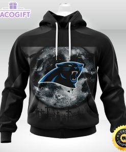 personalized nfl carolina panthers hoodie specialized halloween concepts kits 3d unisex hoodie